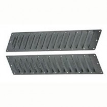 Side Louver Powder-Coated Semi-Gloss Black Hi-Flow™ (12.5″)