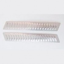 Side Louvers Natural Aluminum Hi-Flow™ (18″)