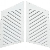 Size XL  Powder-Coated Gloss White Hi-Flow™