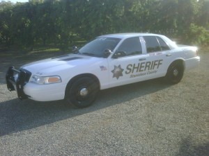 Police Car with Hood Louvers